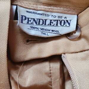 Pendelton Womans Suit Tan, Size 10 Tall Both Jacket And Pants
